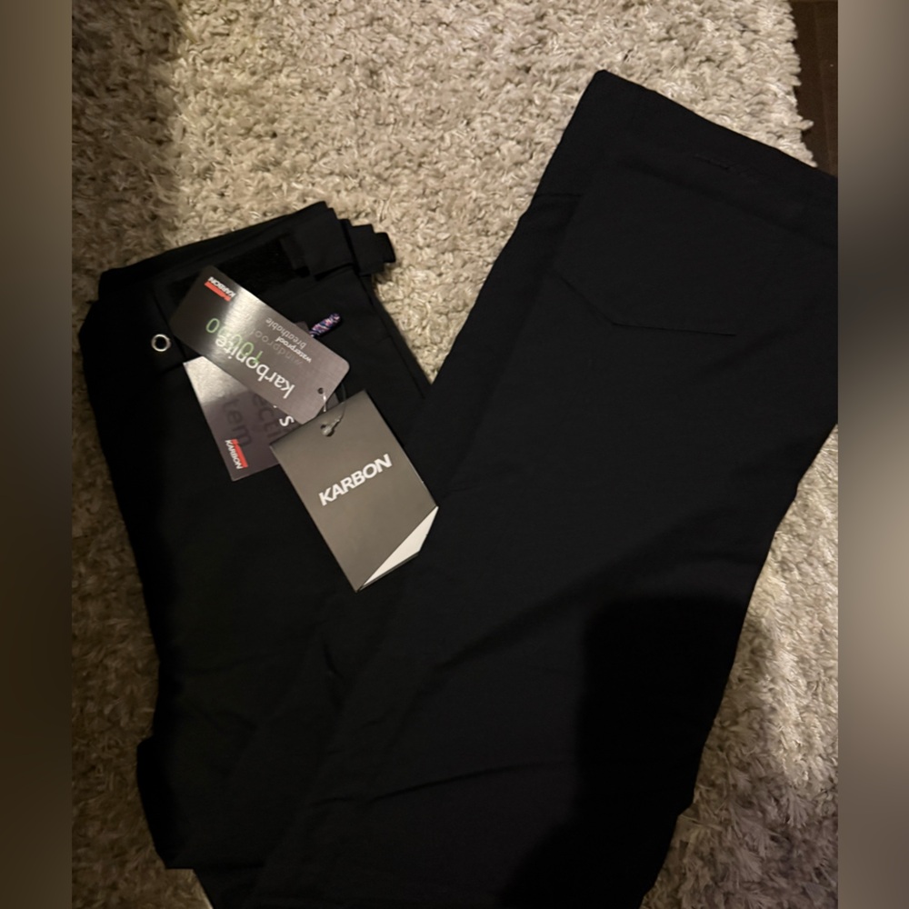 Karbon Kids' Midnight Black winter Pants perfect for snow and  outdoors